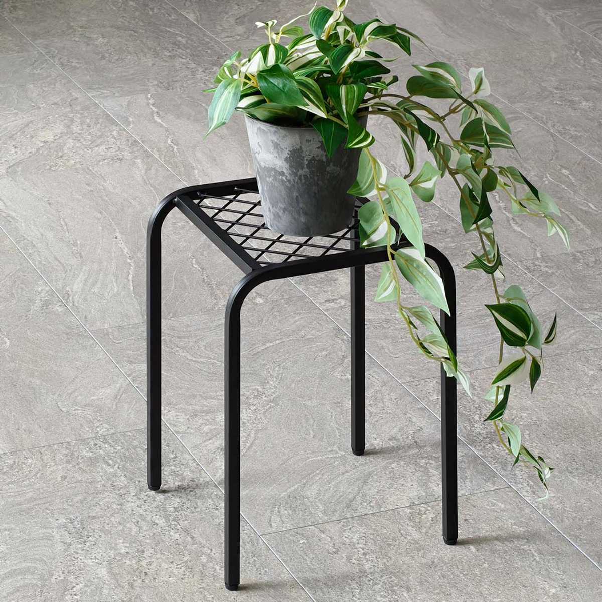 花台 アイアン プランタースタンド TWILL ツイル ハイサイズ 同色2個組 ( プランター台 フラワーラック 飾り台 プランターラック フラワー スタンド 室内 飾る 台 脚付き 置く 植物 観葉植物 花 園芸 アイアンフレーム 2個セット ) 【ゴールド】 ゴールド