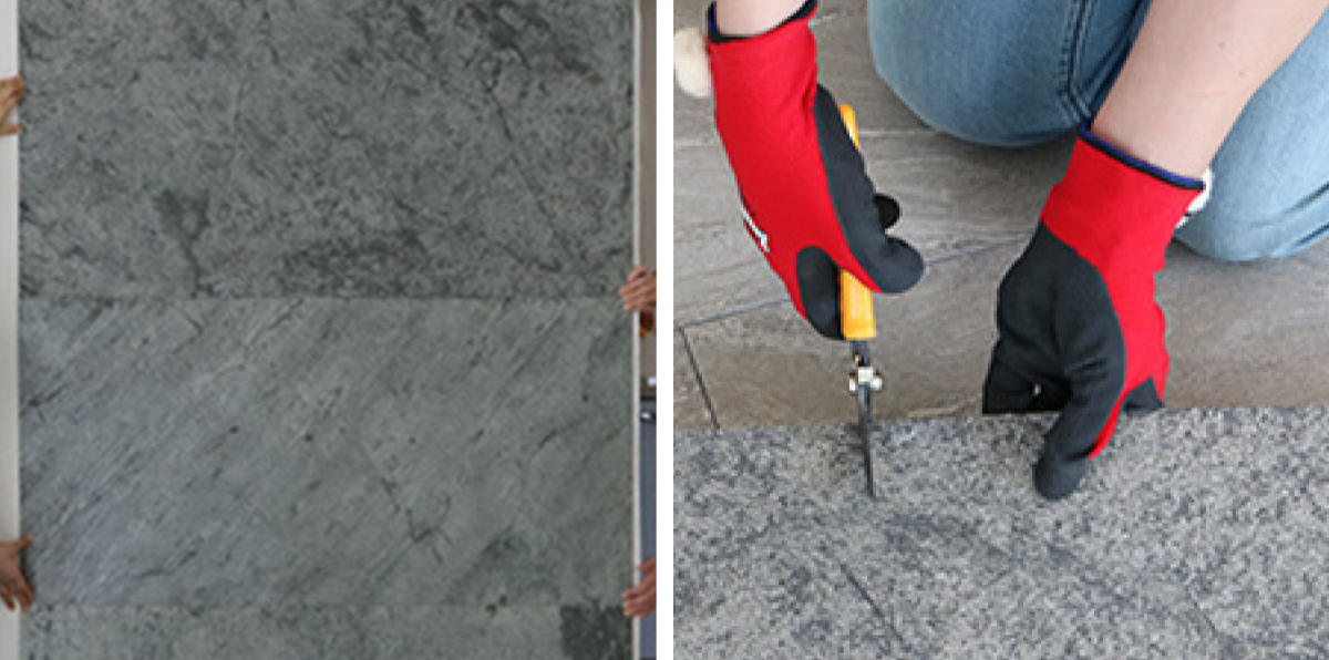 タイル DIY Stone 天然石タイル 122×61cm 8枚組 ( 壁紙タイル リメイクシート 壁用 石 ストーン 壁紙 立体 タイルシート 高級 石壁 天然石 リフォーム タイル壁紙 クロス 簡単 カット可能 8枚入り ) 【シルバー】 シルバー