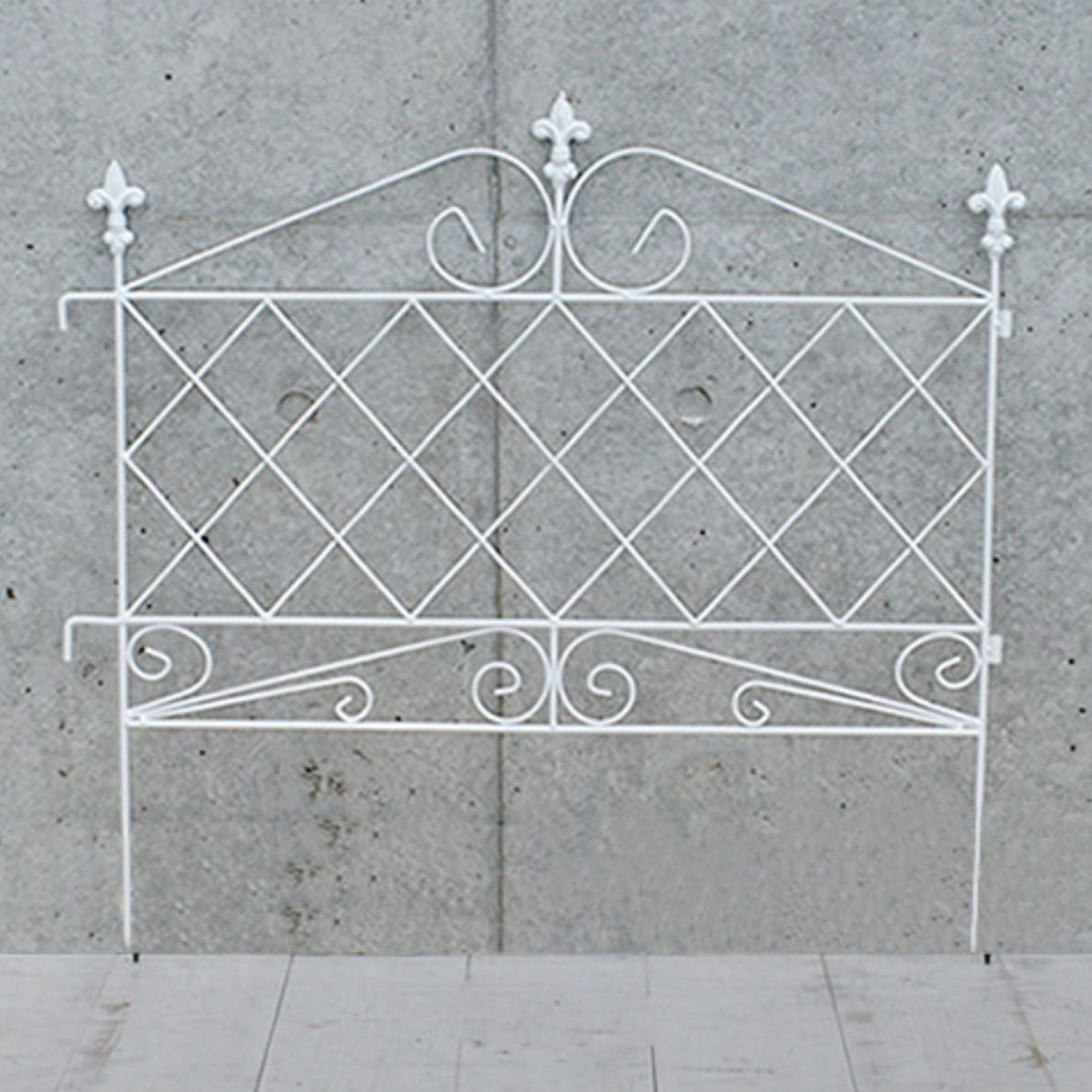 フェンス アプローチローフェンス 幅72cm ( ガーデンフェンス アイアン 柵 園芸 エクステリア 雑貨 花壇 庭 ベランダ バルコニー ガーデニング アイアンガーデンフェンス トレリス ) 【ブラック】 ブラック