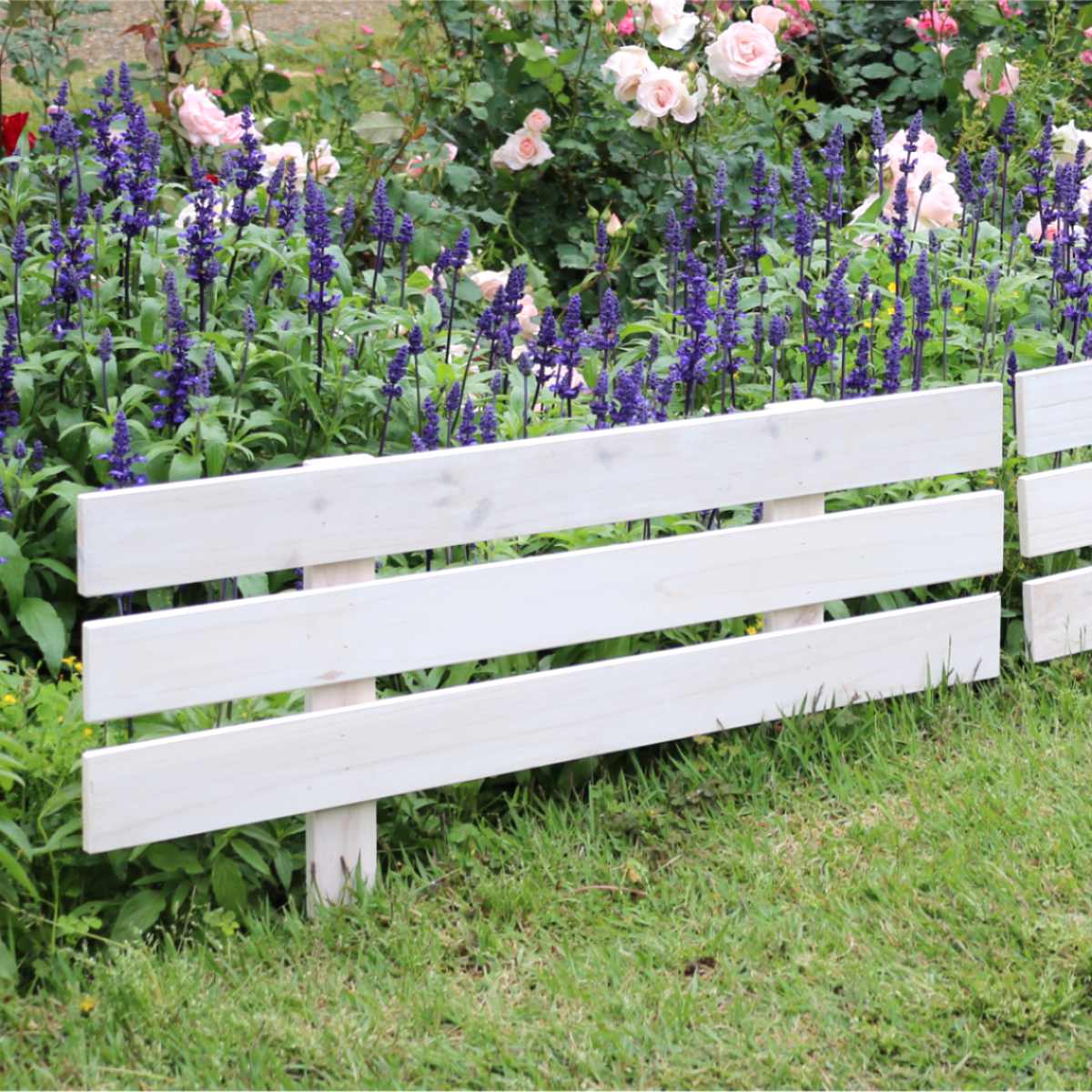 フェンス 天然 木製 スティックフェンス ボーダー 幅80cm ( ガーデンフェンス 天然木 柵 園芸 エクステリア 雑貨 花壇 庭 ベランダ バルコニー ガーデニング 木製ガーデンフェンス トレリス ) 【ダークブラウン】 ダークブラウン