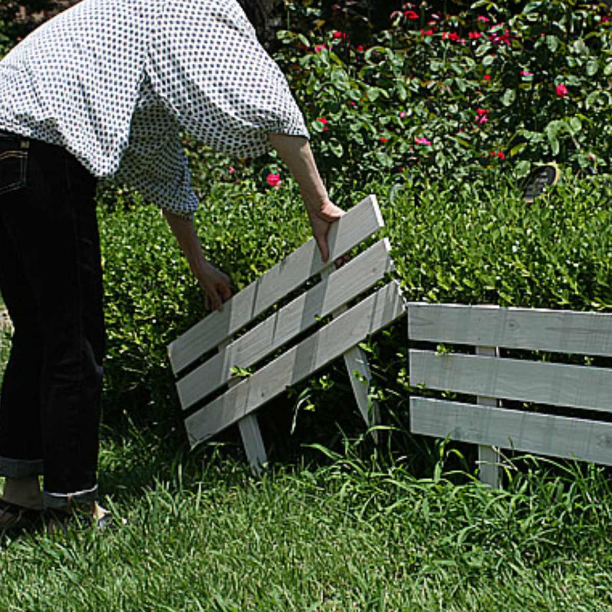 フェンス 天然 木製 スティックフェンス ボーダー 幅80cm ( ガーデンフェンス 天然木 柵 園芸 エクステリア 雑貨 花壇 庭 ベランダ バルコニー ガーデニング 木製ガーデンフェンス トレリス ) 【ダークブラウン】 ダークブラウン