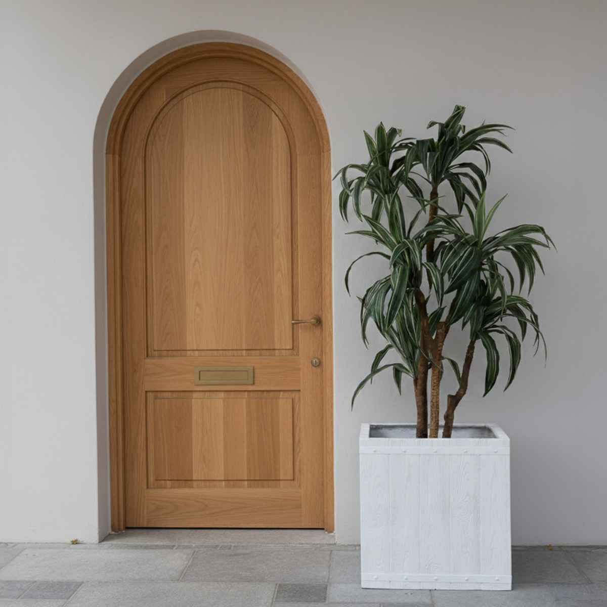 プランター ファーバー 木調FRPプランター 幅40cm 角型 ( プランターカバー ラウンド 植木鉢 鉢 底穴 屋外 外 家庭菜園 寄せ植え おしゃれ ポット 鉢カバー 鉢植え 屋内 正方形 大型プランター 水抜き穴 大型 花 ) 【ホワイト】 ホワイト