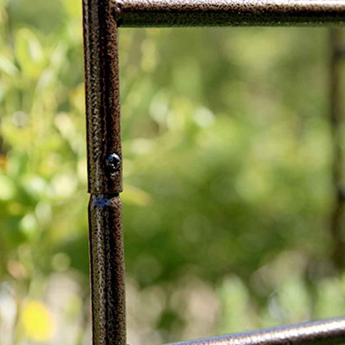 アーチ アイアンハーフアーチオベリスクキット ( ガーデンフェンス ハーフアーチ フェンス アイアン 柵 園芸 エクステリア 雑貨 花壇 庭 ベランダ バルコニー ガーデニング アイアンガーデンフェンス オベリスク ) 【ホワイト】 ホワイト