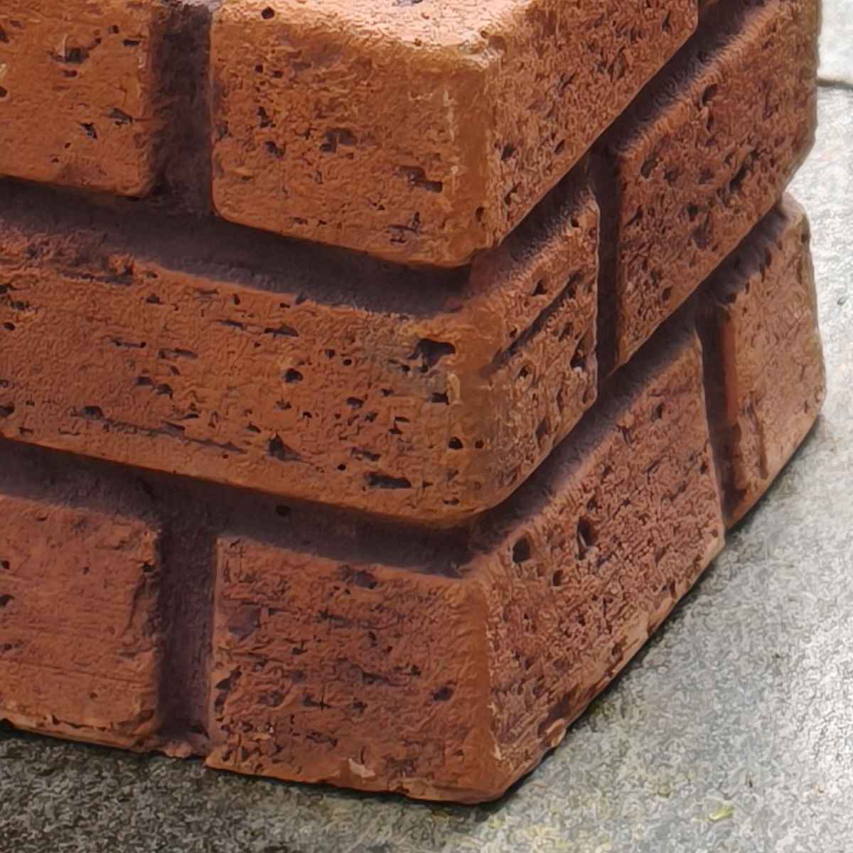 ブロック レンガ調 多機能ブロックウェイト 5kg 4個組 ( 荷重ブロック 固定 固定用 パーツ ブロックウェイト 重り ウェイト フェンス 取り付け バルコニーフェンス ガーデニング 目隠し ガーデンフェンス テラス 屋上 屋外 )