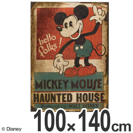 SUMINOE ディズニー ミッキーラグ ミュージックラグ MICKEY