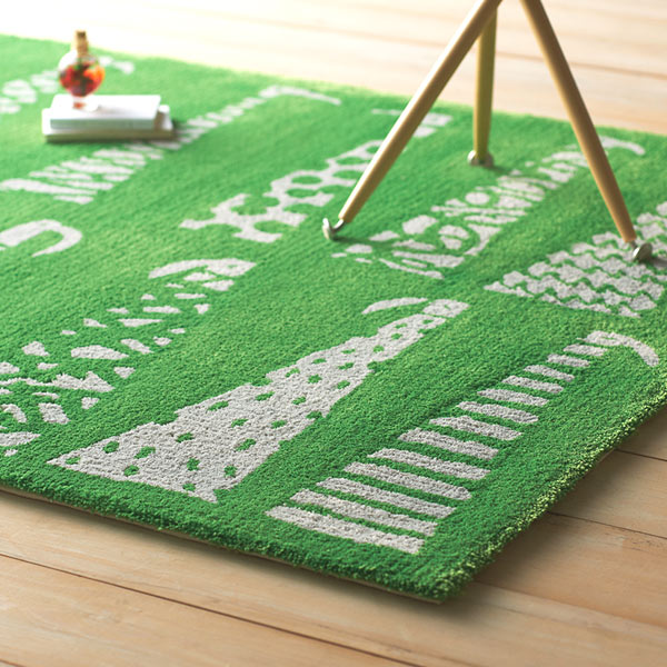 ラグ カーペット スミノエ ネクストホーム ラグ サンカクドリ 140x200cm ( ラグマット センターラグ 絨毯 じゅうたん 防ダニ 床暖房対応 防炎 リビング 寝室 インテリア )