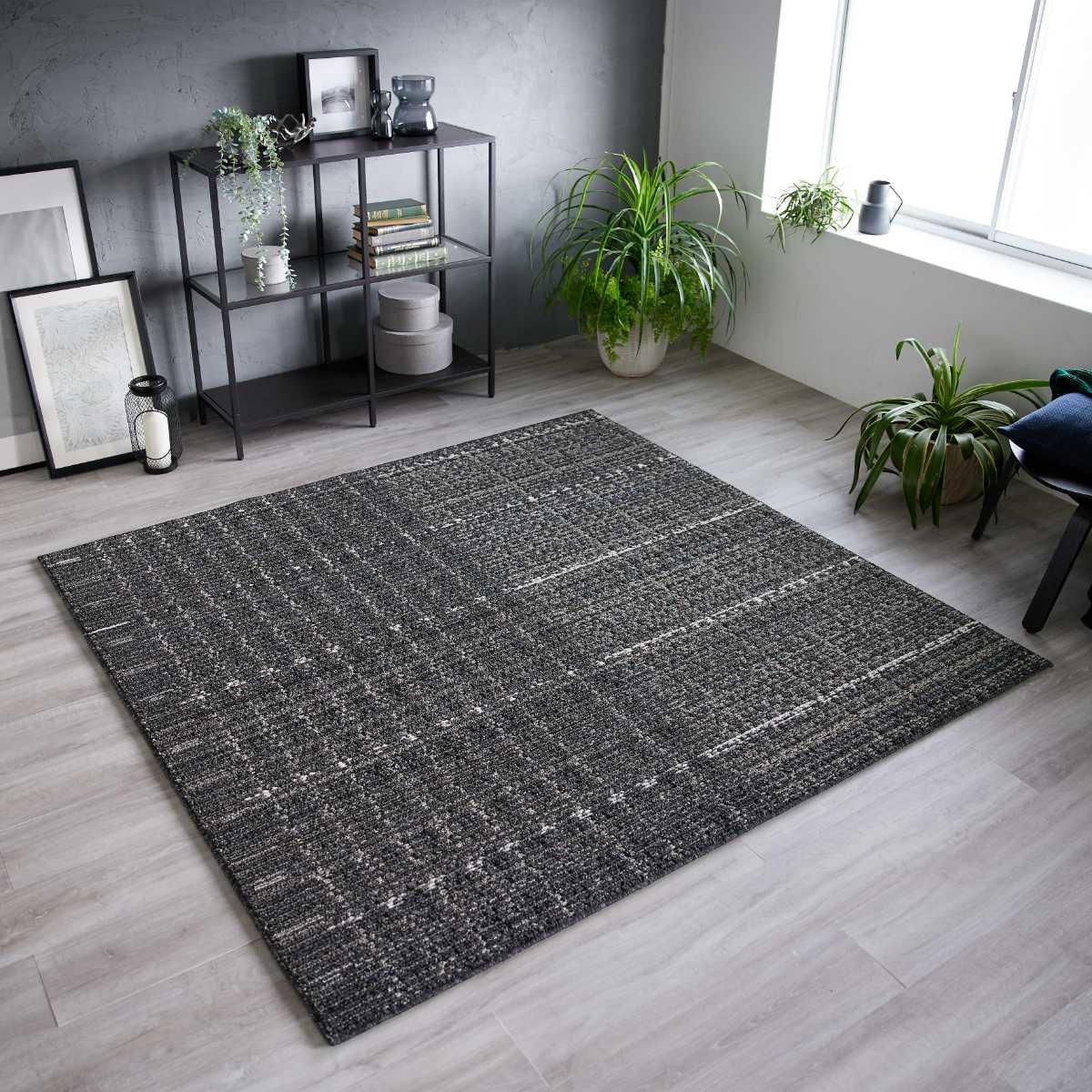 ラグ スミノエ 抗菌・抗ウイルス グレイニー 190×240cm ( カーペット 絨毯 マット ラグマット 長方形 3畳 日本製 抗菌 オールシーズン 防ダニ 抗ウィルス ホットカーペット対応 床暖対応 すべり止め 短毛 軽量 ) 【グレー】 グレー