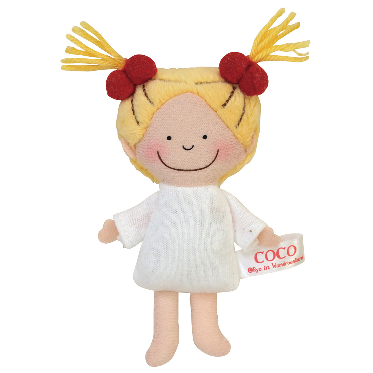 バッジ COCOちゃん ぬいぐるみ 人形 グッズ （ マスコットバッジ ココちゃん 雑貨 インテリア プレゼント ギフト かわいい キャラクター  縫いぐるみ 癒しグッズ 子ども キッズ 出産祝い ）