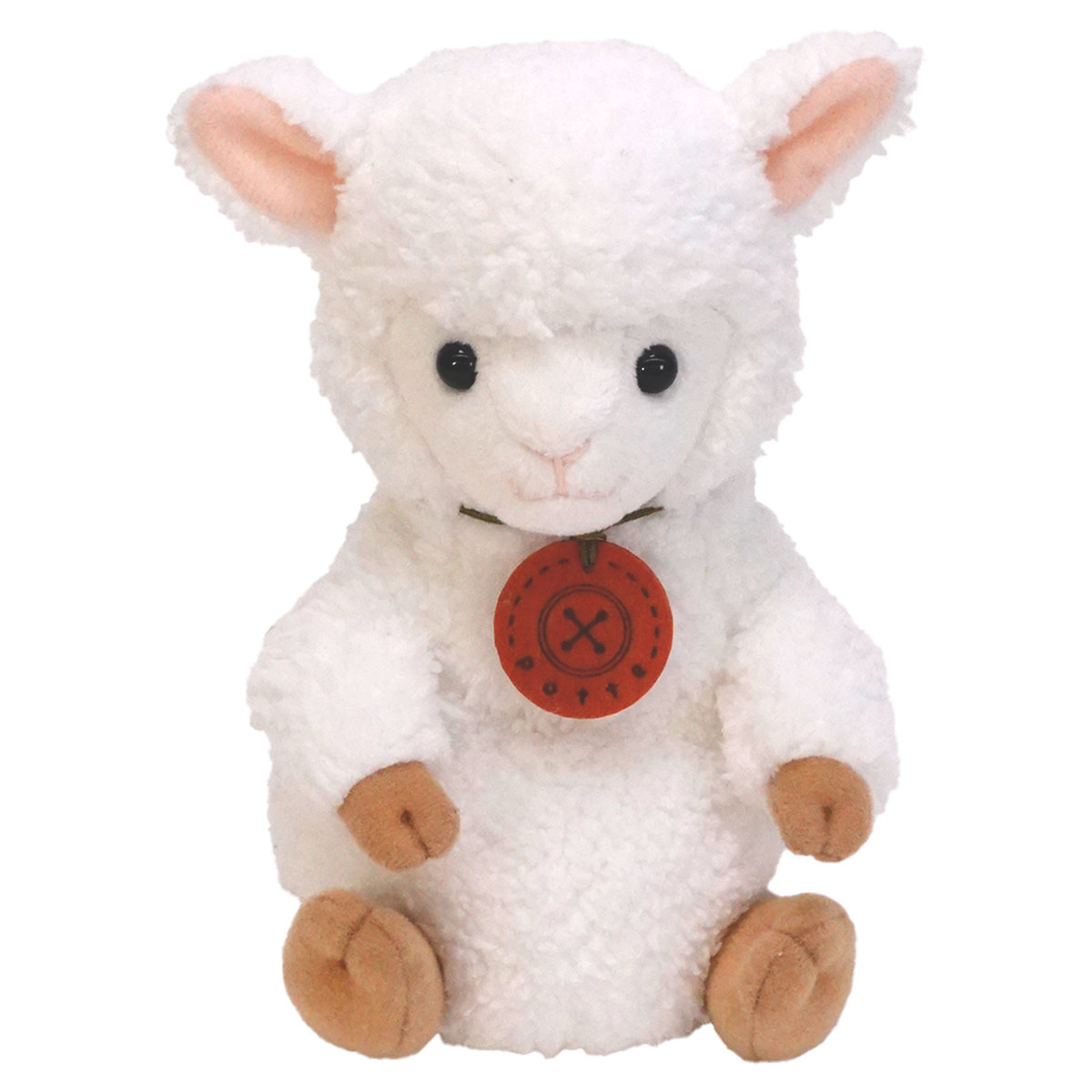 ぬいぐるみ potte アルパカ ( ヌイグルミ 動物 白 手のひらサイズ もこもこ ふわふわ 雑貨 インテリア アニマル プレゼント かわいい 人形 手乗り 小さい おもちゃ 玩具 癒しグッズ 子ども キッズ 女の子 男の子 )