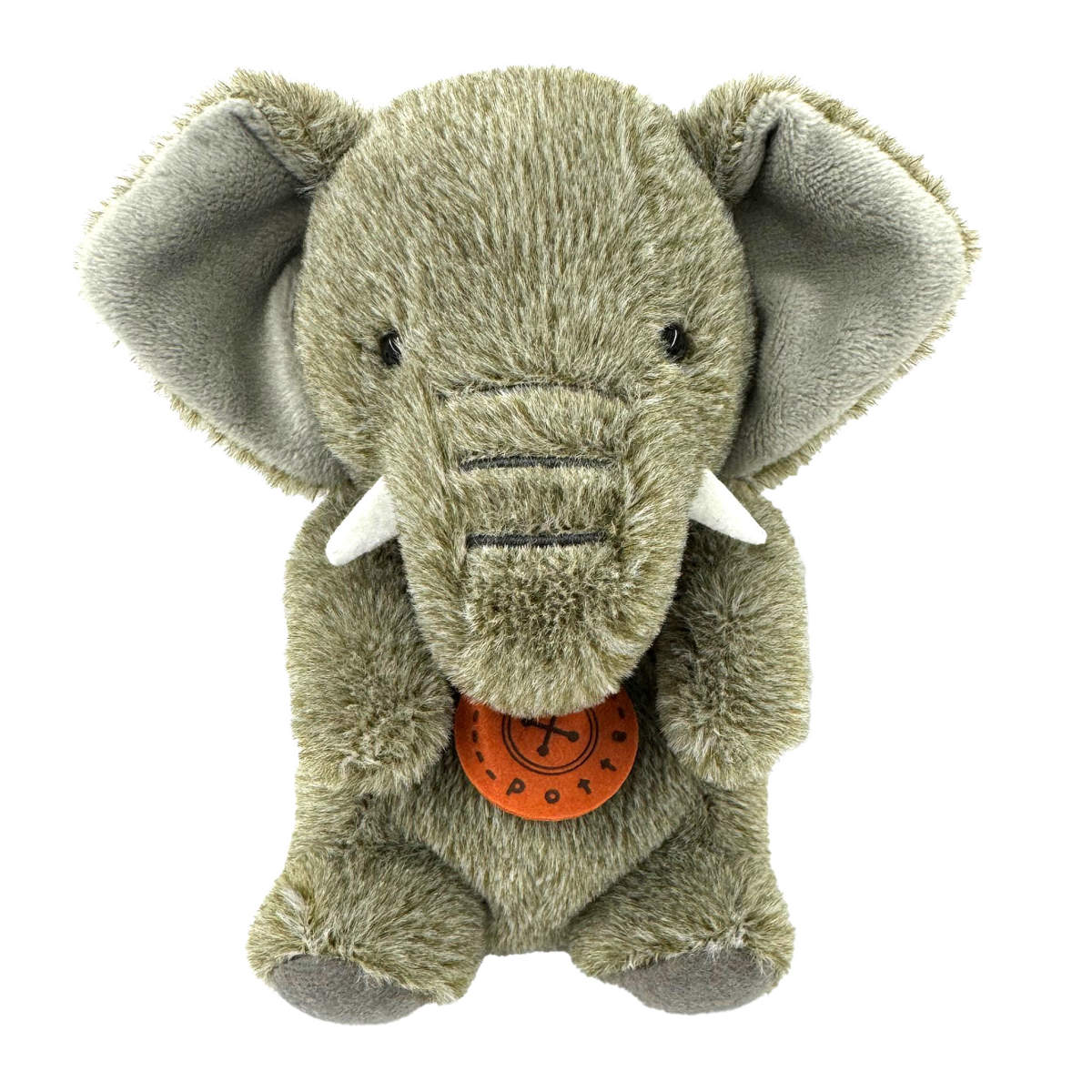 ぬいぐるみ potte ゾウ ( ヌイグルミ 動物 ぞう 象 手のひらサイズ ふわふわ 雑貨 インテリア アニマル プレゼント かわいい 人形 手乗り 小さい おもちゃ 玩具 癒しグッズ 子ども キッズ 女の子 男の子 )