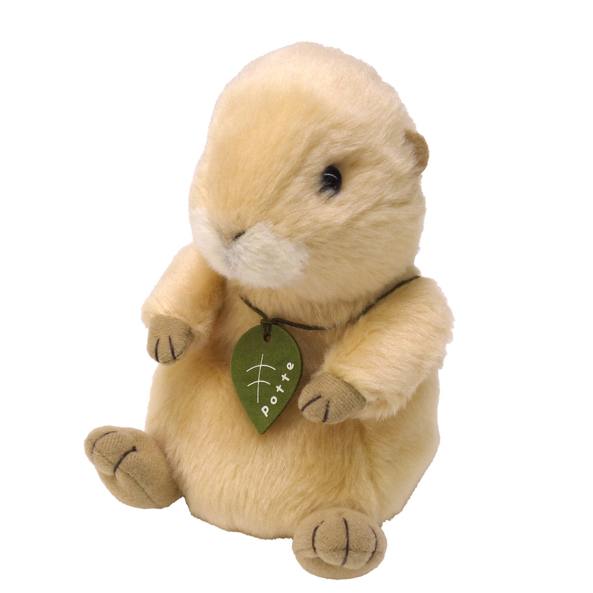 ぬいぐるみ potte プレーリードッグ ( ヌイグルミ 動物 手のひらサイズ ふわふわ 雑貨 インテリア アニマル プレゼント かわいい 人形 手乗り 小さい おもちゃ 玩具 癒しグッズ 子ども キッズ 女の子 男の子 )