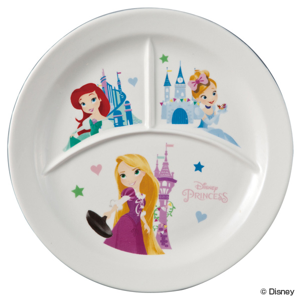 dショッピング |ランチプレート 子供 ディズニープリンセス 磁器
