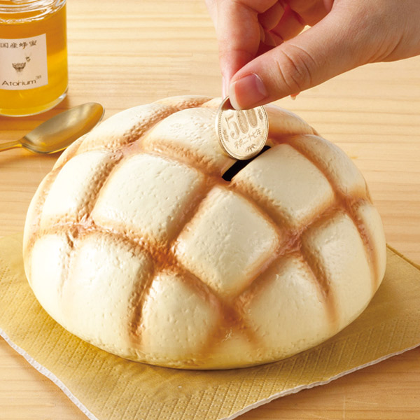 dショッピング |貯金箱 メロンパン貯金箱 （ 貯金 置物 インテリア