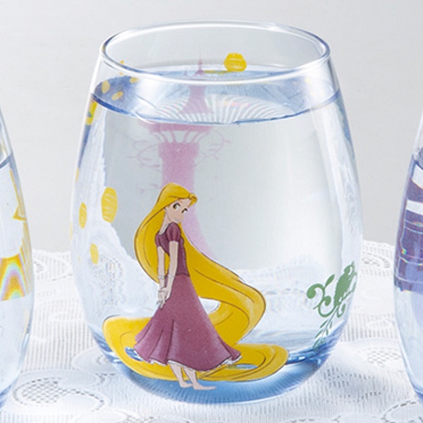 Lohaco グラス 330ml 3ｄ ラプンツェル コップ ガラス 日本製 キャラクター グラス コップ タンブラー リビングート ロハコ店