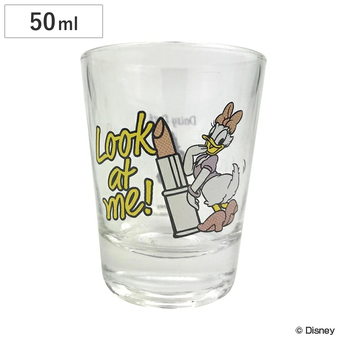 グラス 50ml ショットグラス デイジーダック HIP ガラス 日本製 キャラクター ( ミニグラス 50cc コップ ミニ ディズニー デイジー 小鉢 調味料 ソース ドレッシング カップ インテリア )