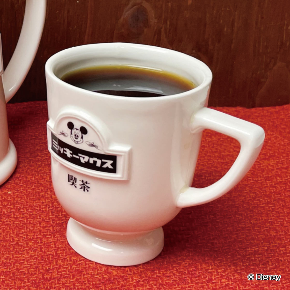 マグカップ 210ml ミッキーマウス 喫茶 磁器 （ コーヒーカップ マグ カップ コップ お茶用品 レトロ ティーウェア コーヒー 紅茶 ティー