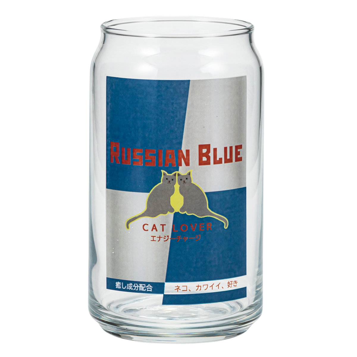 グラス 360ml 缶型グラス ( 日本製 コップ タンブラー ガラス ビールグラス 缶みたいなグラス おしゃれ かわいい ユニーク ) 【プレミアムヤバし】 プレミアムヤバし