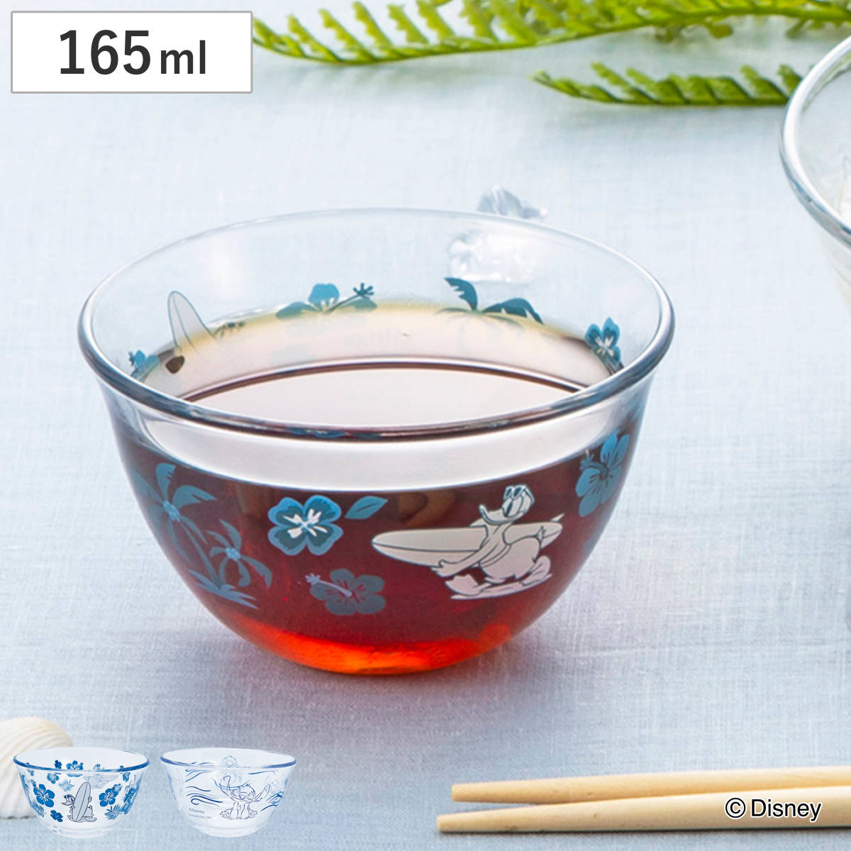そば猪口 そうめんおちょこ ディズニー （ 日本製 ガラス そうめん ボウル 皿 お皿 鉢 キャラクター 素? 御猪口 おちょこ 器 うつわ かわいい ） 【ドナルドダック】