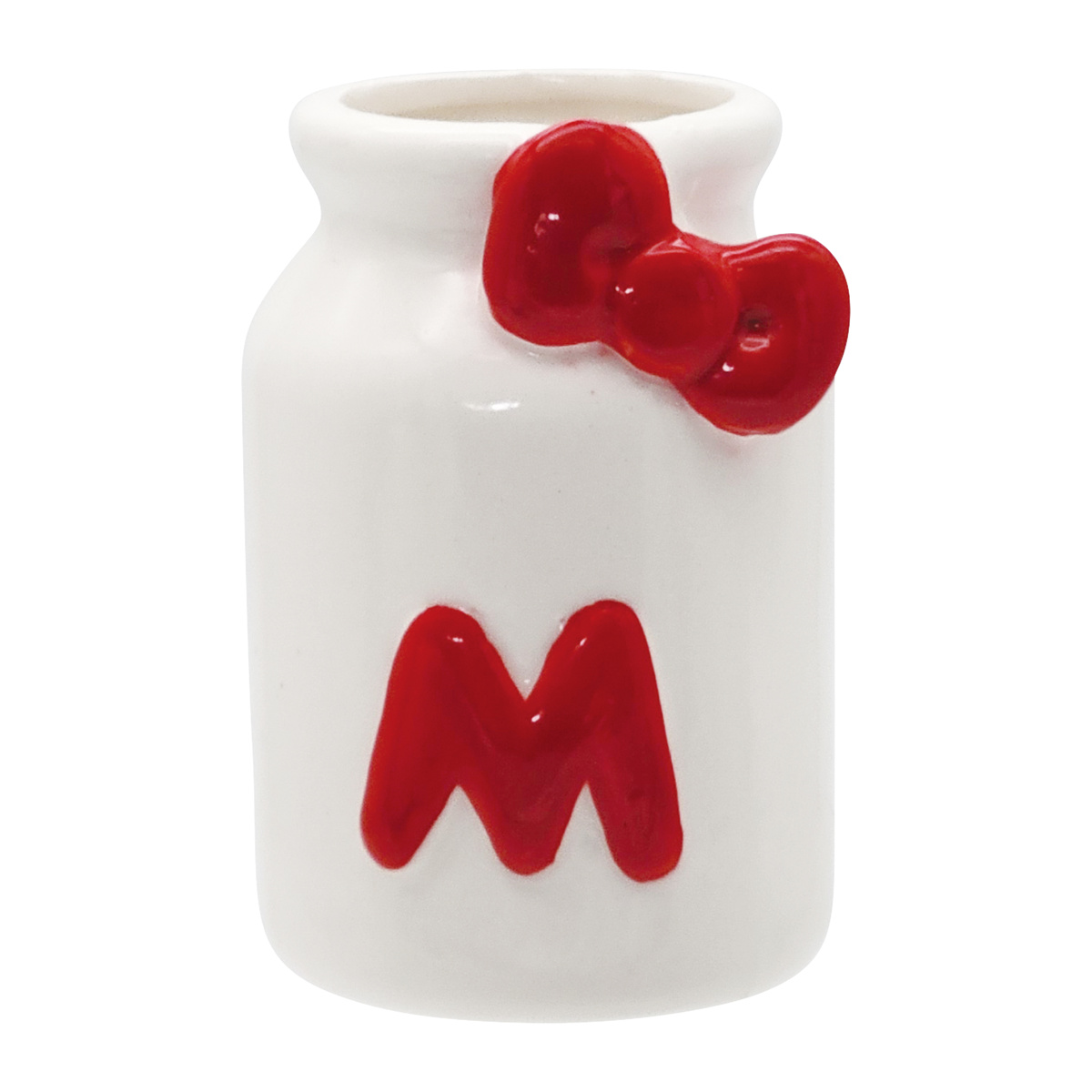ハローキティ ミルクボトル マルチスタンド （ ペンスタンド ペン立て 磁器 小物入れ カトラリースタンド 小物収納 メイクブラシスタンド 卓上収納 ）