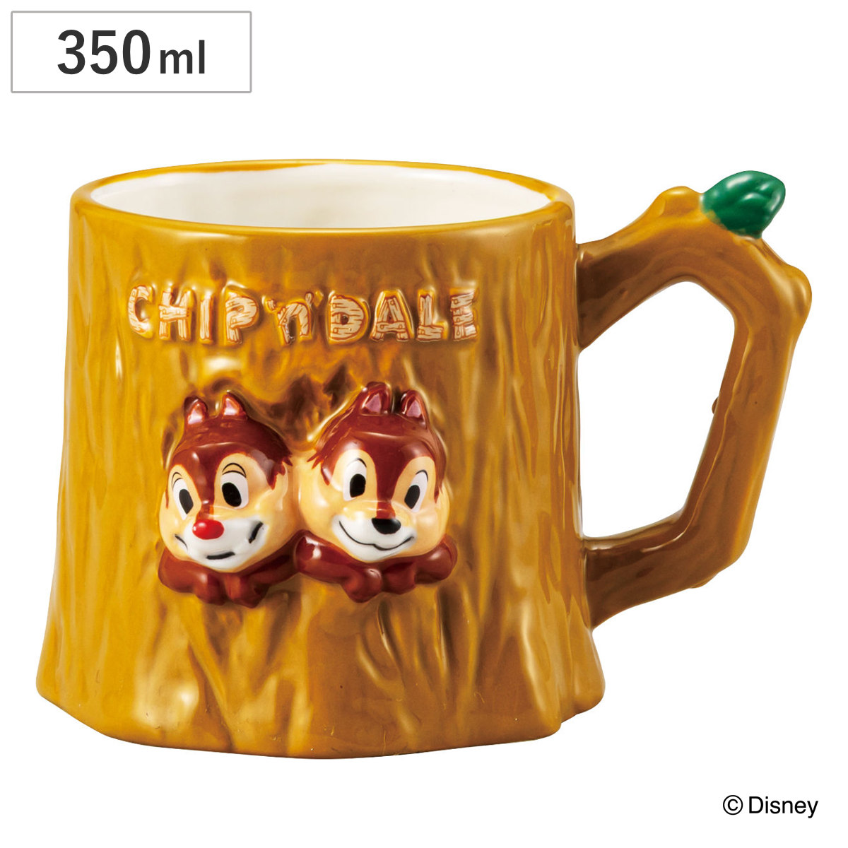 マグカップ 切り株マグ チップ&デール ( 350ml 磁器 マグ マグコップ カップ 食器 ディズニー キャラクター かわいい おしゃれ ギフト プレゼント )