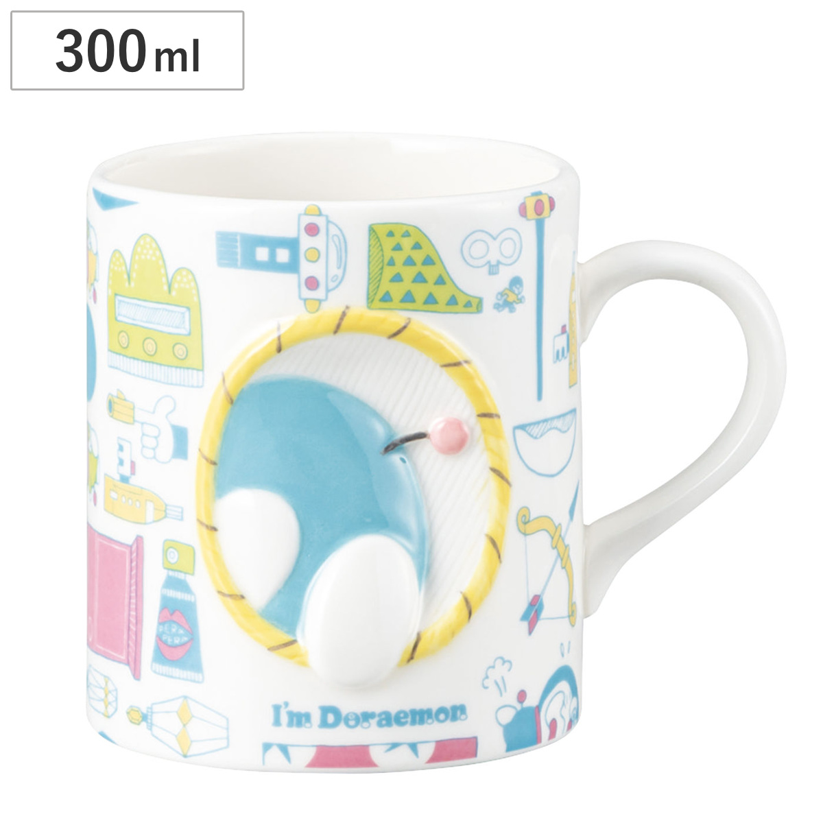 マグカップ ハプニングマグ ドラえもん （ 300ml 磁器 マグ マグコップ カップ 食器 キャラクター かわいい おしゃれ ギフト プレゼント ）