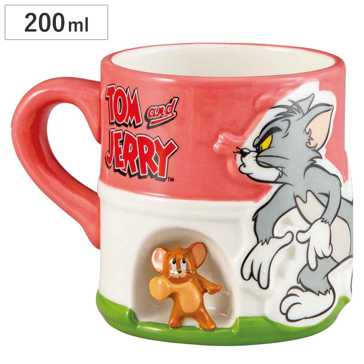 マグカップ ドキドキマグ トムとジェリー （ 200ml 磁器 マグ マグコップ カップ 食器 キャラクター かわいい おしゃれ プレゼント ）