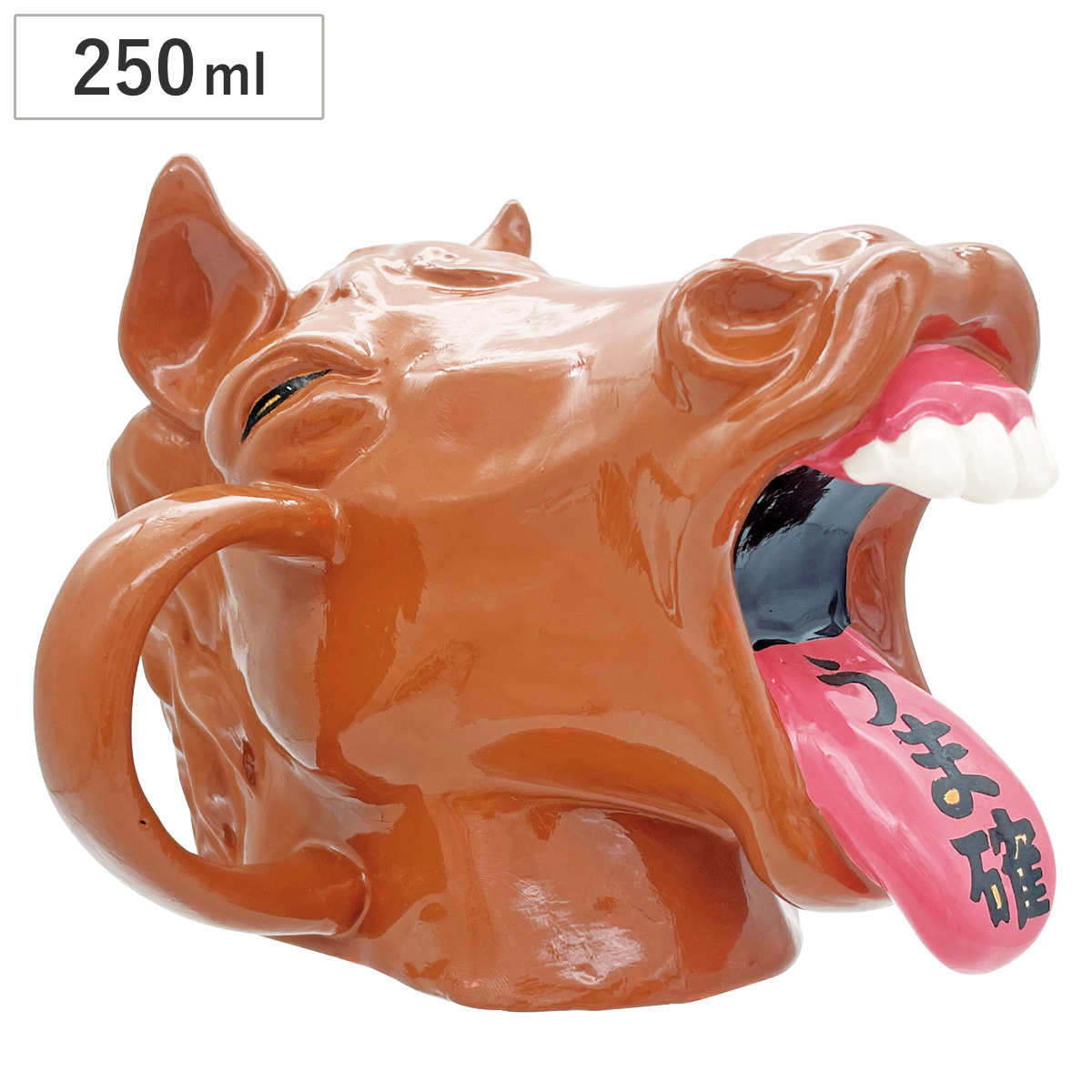 マグカップ ウマ確ジョッキー ( 250ml マグ マグコップ カップ 食器 キャラ キャラクター 磁器 アニマル ユニーク おもしろ 遊び心 )