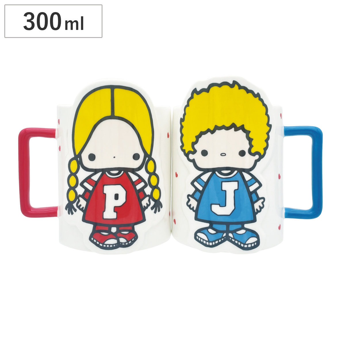 マグカップ ペアマグ パティ＆ジミー （ 300ml 磁器 マグ マグコップ カップ 食器 キャラクター ペアカップ 2個セット かわいい おしゃれ ギフト プレゼント ）