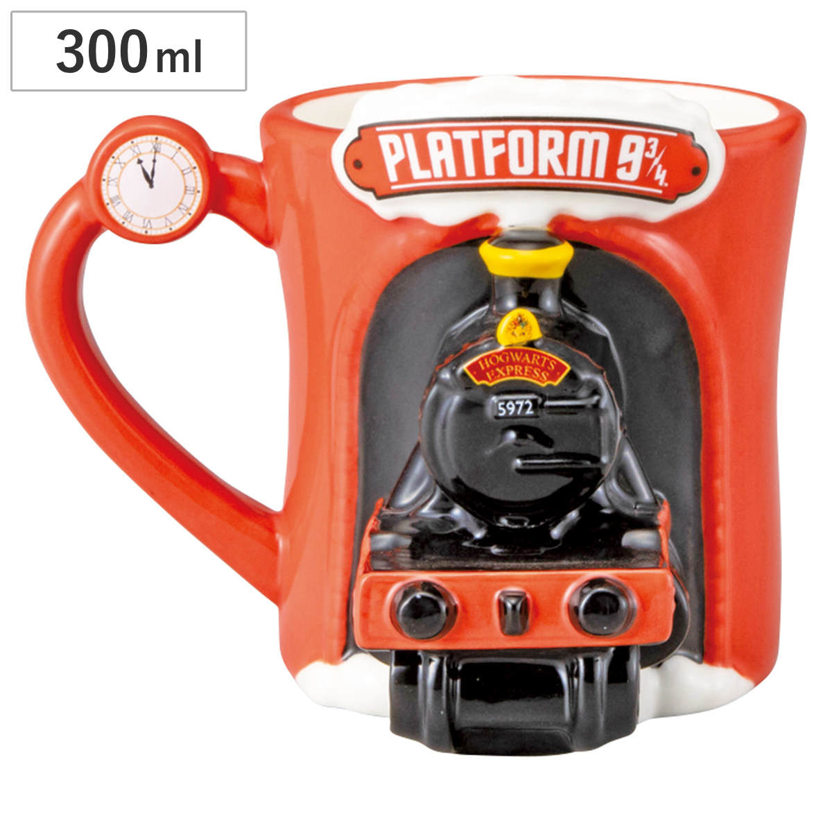 マグカップ 半立体マグ ホグワーツ特急 ( ハリー・ポッター 300ml 磁器 マグ マグコップ 半立体 カップ 食器 キャラクター Harry Potter グッズ インテリア オブジェ おしゃれ )
