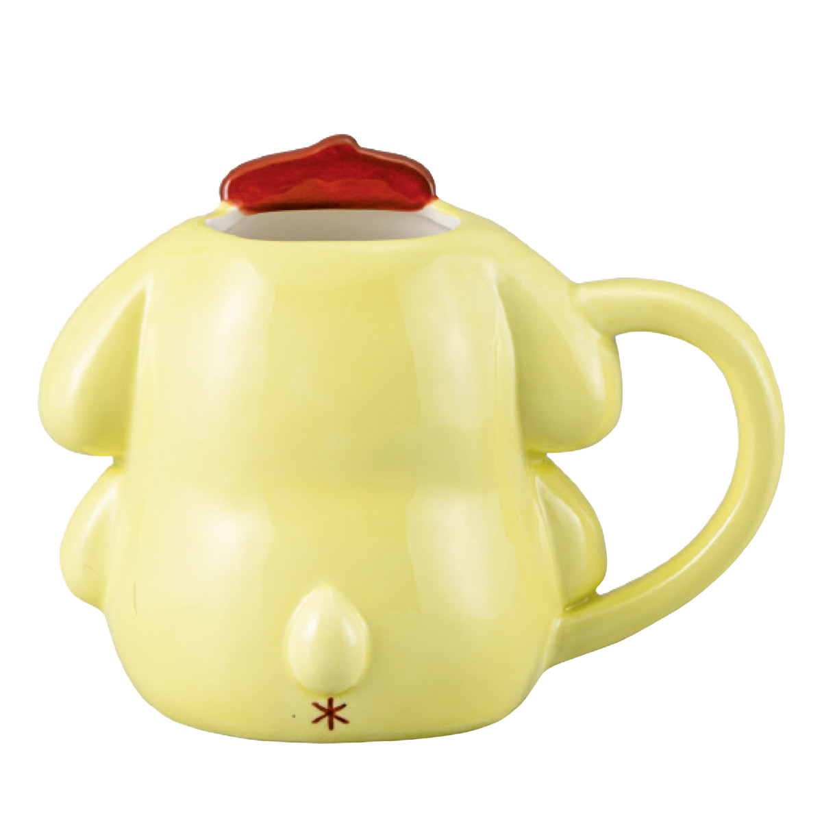 マグカップ ダイカットマグ ( 200ml 磁器 マグ マグコップ カップ 食器 キャラクター サンリオ シナモロール マイメロディ ポムポムプリン キャラ かわいい ) 【ポムポムプリン】 ポムポムプリン