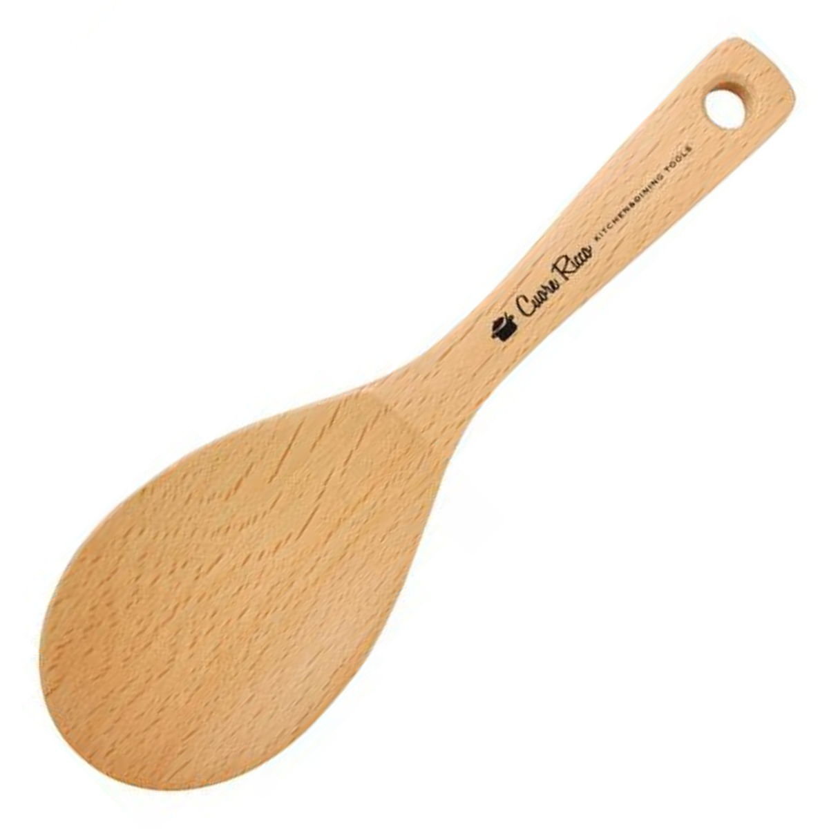 しゃもじ クオーレリッコ ブナ （ 木製 木製しゃもじ シャモジ 杓文字 調理用品 おしゃもじ ご飯 キッチン用品 調理器具 キッチングッズ 調理小物 調理道具 ）