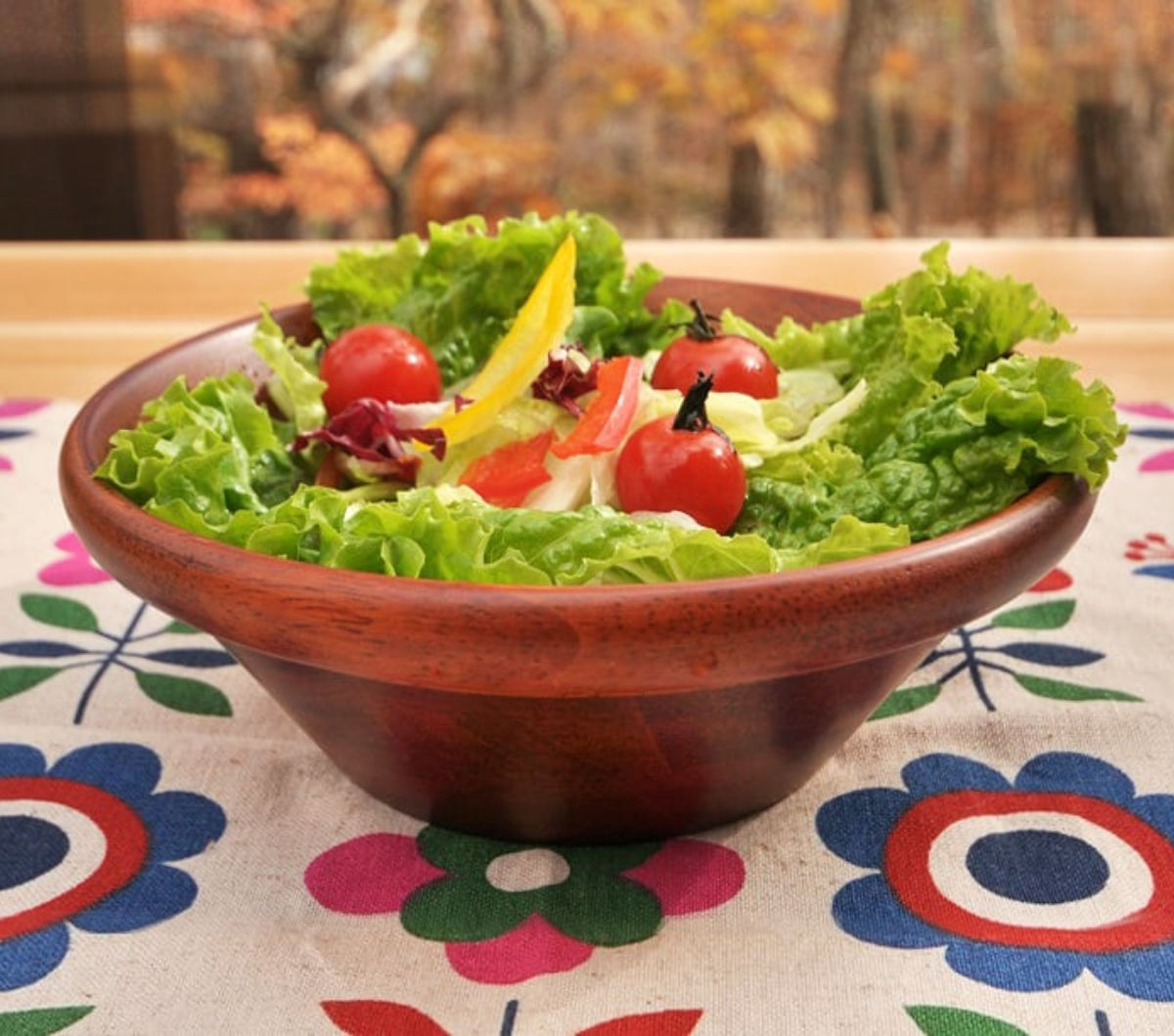 ボウル サラダボウル 15cm ブラウン ( 木製 器 うつわ 鉢 サラダ 木製食器 サラダボール シリアルボウル おしゃれ かわいい 北欧 北欧風 シリアル ヨーグルト アイス デザート フルーツ )