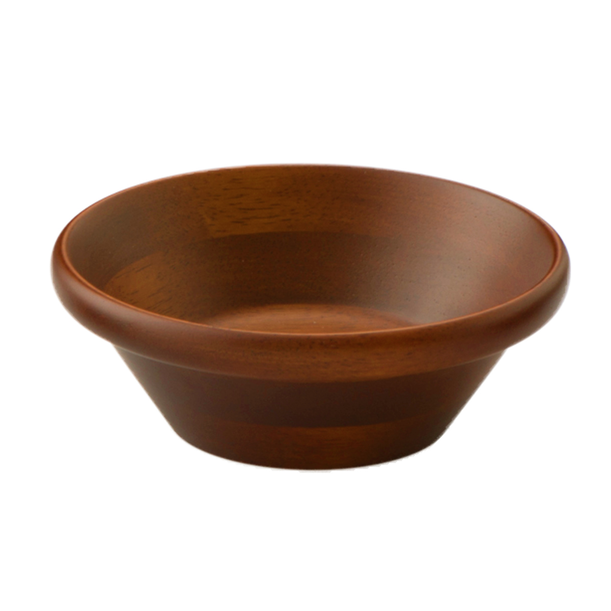 ボウル サラダボウル 17.5cm ブラウン ( 木製 器 うつわ 鉢 サラダ 木製食器 サラダボール 木製ボウル 盛鉢 おしゃれ かわいい 北欧 北欧風 取り分け フルーツ おやつ 菓子皿 ポップコーン 大きい )
