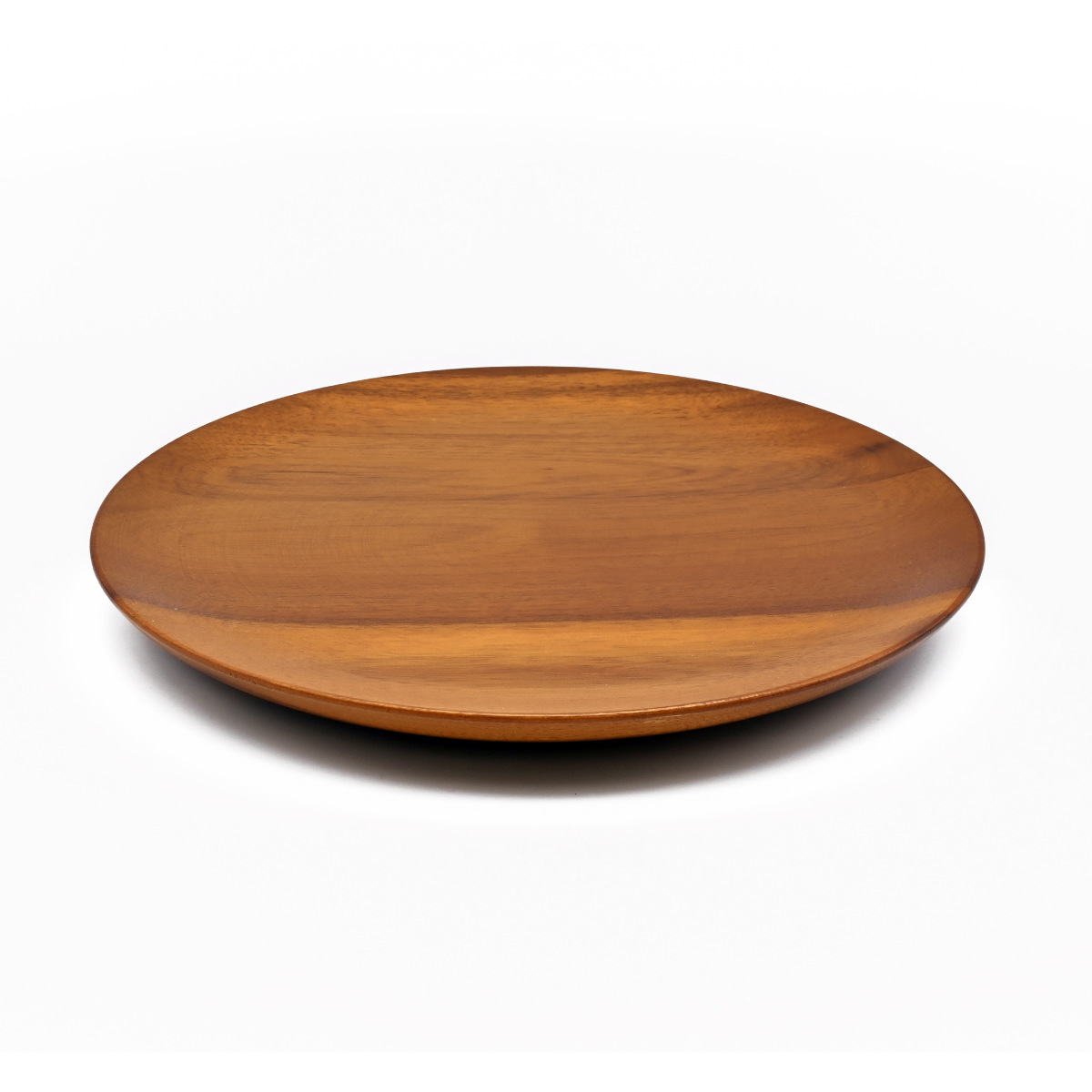 プレート アカシア 薄型プレート ラウンド 直径23cm ( 木製 皿 お皿 おしゃれ かわいい 北欧 北欧風 食器 木製食器 カフェ風 )