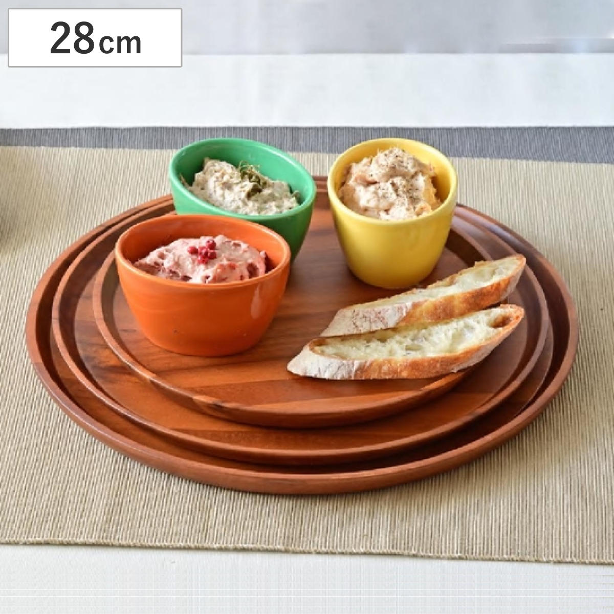 ハンドメイド　プレート　きれい　木製　朝食　寄木の星のパンプレート　T-155 ハンドメイド プレート きれい 木製 朝食 寄木の星のパン