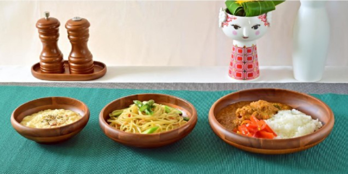 ボウル ユニバーサルボウル L 直径22cm ブラウン ( アカシア 器 うつわ 木製 食器 丸型 おしゃれ 北欧 北欧風 木製ボウル サラダボウル ウッドボウル )