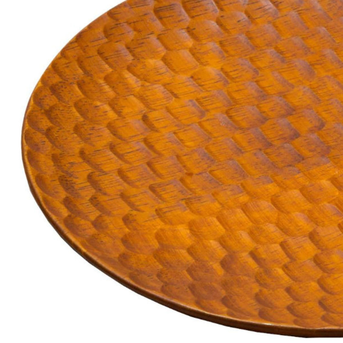 プレート ハニカムボード 丸 20cm ( 木製 ラバーウッド サービングボート カッティングボード ボード 丸型 おしゃれ 北欧 北欧風 ディスプレイ 飾る ランチ ディナー 割れにくい カフェ )