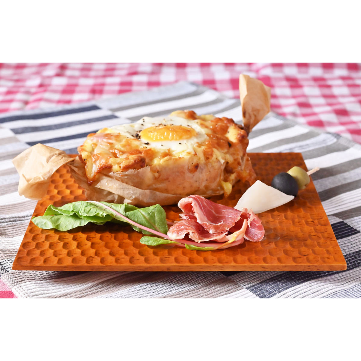 プレート ハニカムボード 角 20cm ( 木製 ラバーウッド サービングボート カッティングボード ボード おしゃれ 北欧 北欧風 )