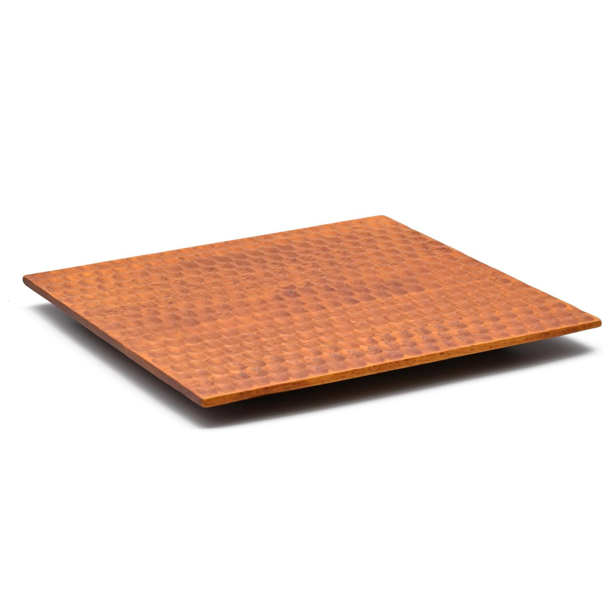 プレート ハニカムボード 角 20cm ( 木製 ラバーウッド サービングボート カッティングボード ボード おしゃれ 北欧 北欧風 )