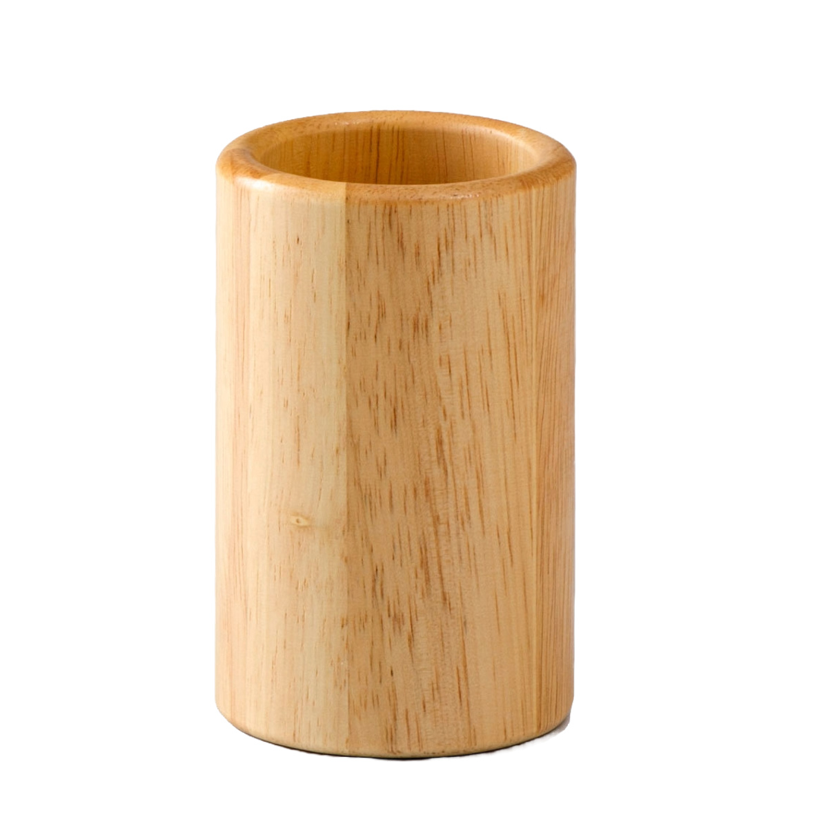 カトラリースタンド テーブルスタンド Lサイズ 小物入れ ( 箸立て キッチンスタンド キッチンツール立て 木製 調理道具立て 木 ラバーウッド 丸型 カトラリーポケット 収納 卓上 おしゃれ 高さ12cm )