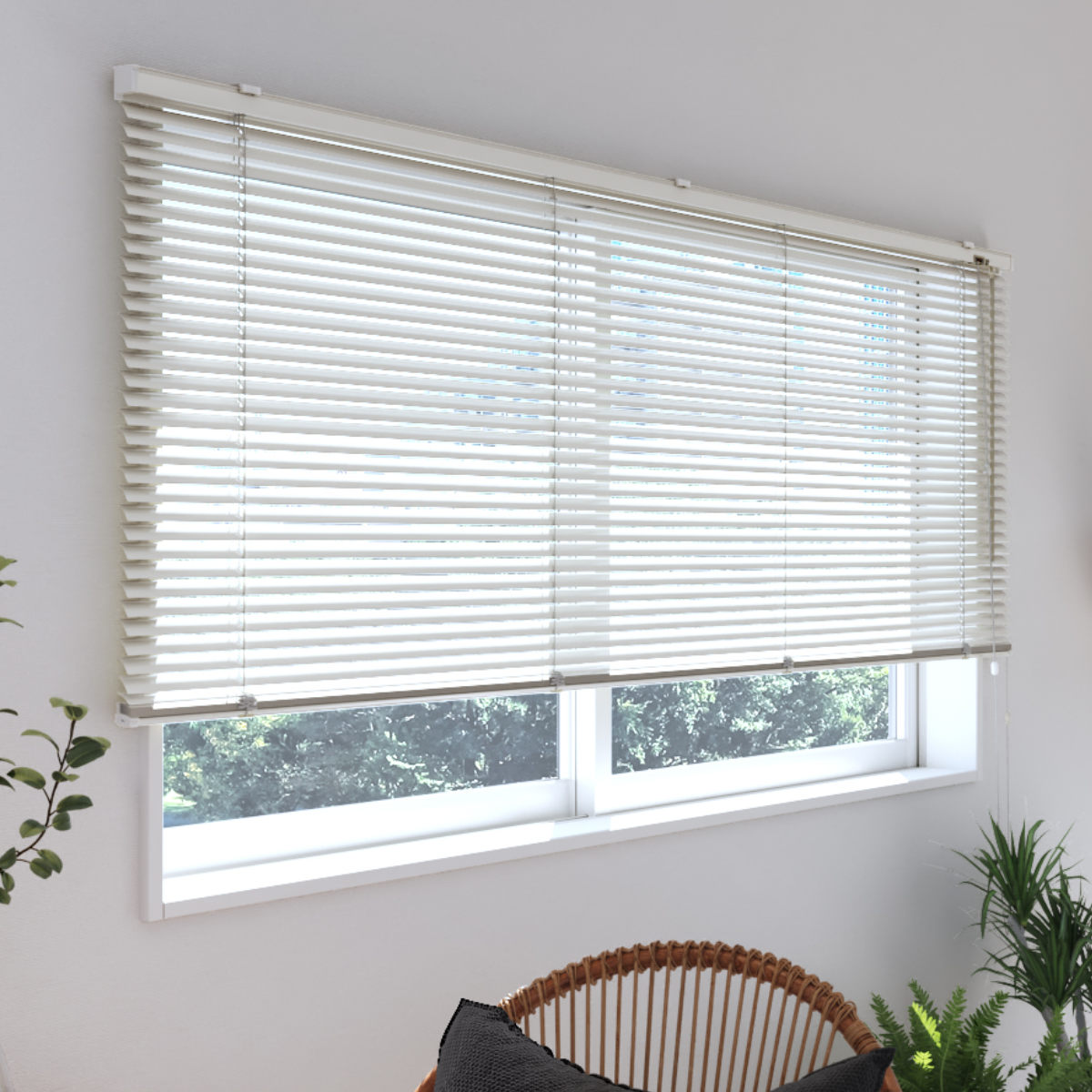 立川機工 アルミブラインド 標準タイプ 165×210cm ティオリオ ( ブラインド アルミ製ブラインド ブラインドカーテン カーテンレール 既製 横型 窓枠 壁面 窓 自然光 採光 省エネ 節電 調光 目隠し 窓用ブラインド ) 【ブラウン】 ブラウン