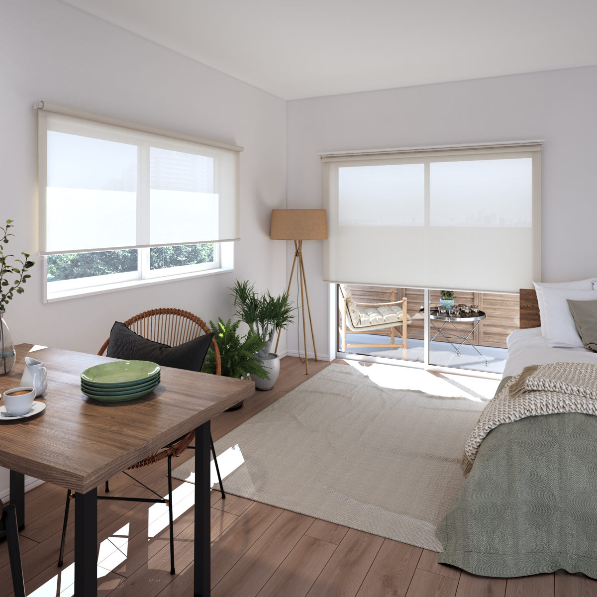 立川機工 ロールスクリーン 無地防炎 60×180cm ティオリオ ( ロールアップカーテン カーテンレール 取り付け 屋内 カーテン 間仕切り 日除け 窓 目隠し シンプル 腰高窓 採光窓用 玄関窓 防炎 防炎スクリーン ) 【アプリコット】 アプリコット