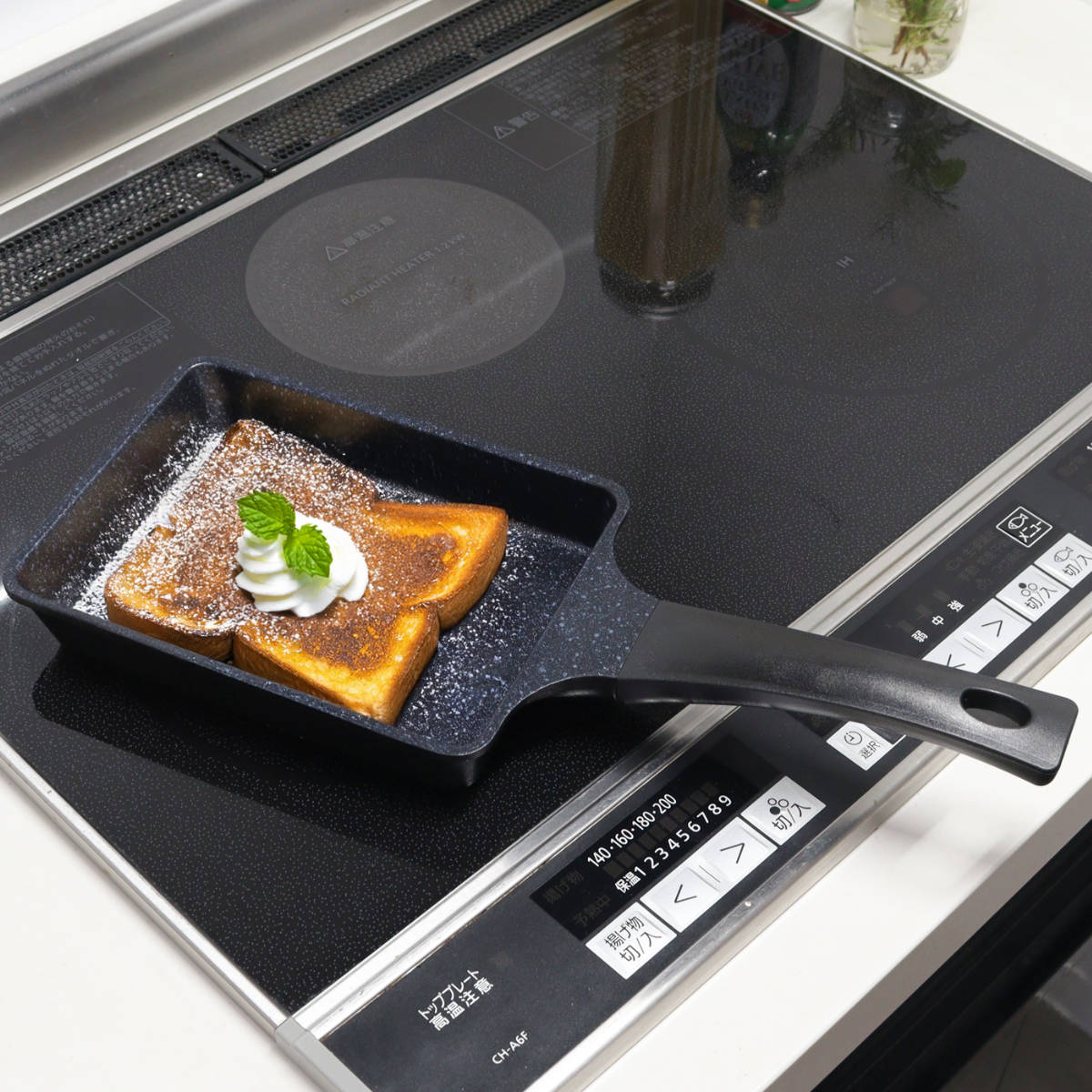 卵焼き器 IH対応 13×18cm IH対応 軽量 ダイヤモンドマーブルコーティング ( 片手鍋 マーブル加工 ガス火対応 エッグパン 卵焼き器 玉子焼き アルミ製 マーブルコート 玉子焼きパン たまご焼き 卵焼き )