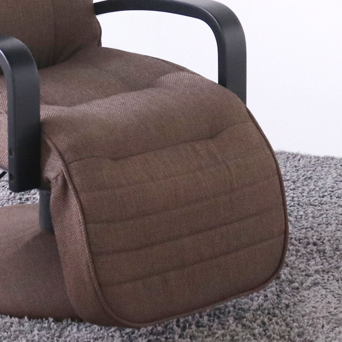 高座椅子 回転式 昇降式 ハイバック リクライニングチェア ポケットコイル ( 座椅子 回転 リクライニング 7段階 肘付き フットレスト ヘッドレスト 角度調節 高さ調整 1人掛け チェア 椅子 リラックス ファブリック ) 【グリーン】 グリーン