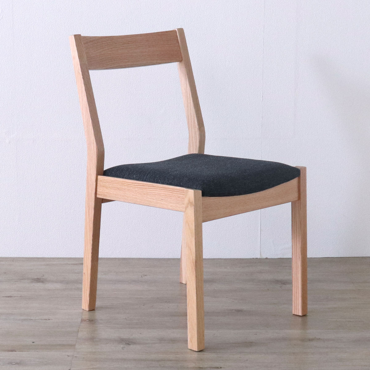 ダイニングチェア 同色2脚セット 座面高44cm デュエ2 ( オーク レッドオーク 無垢材 天然木 ナチュラル ブラウン ファブリック 布張り 木目 北欧 モダン シンプル ) 【ブラウン】 ブラウン