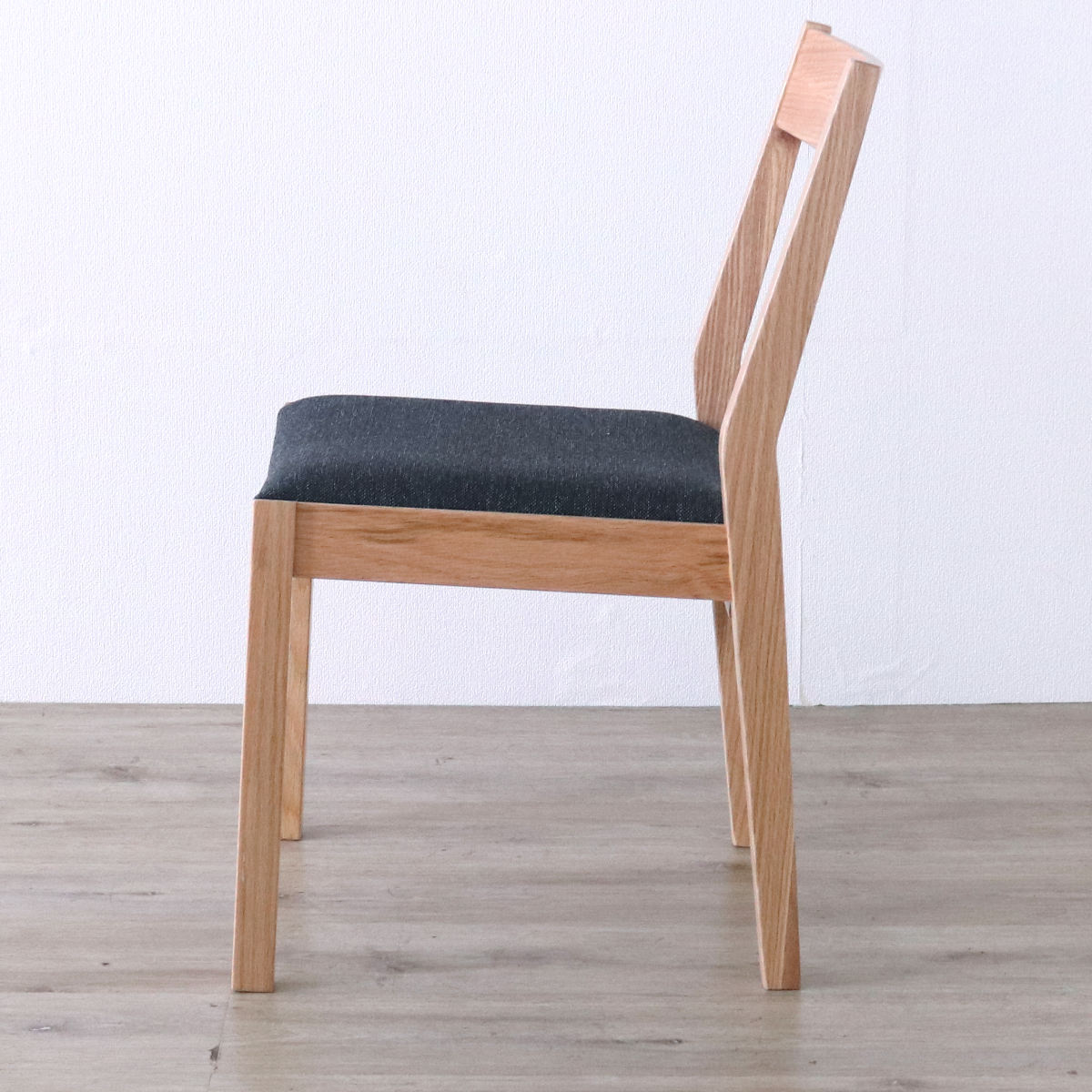 ダイニングチェア 同色2脚セット 座面高44cm デュエ2 ( オーク レッドオーク 無垢材 天然木 ナチュラル ブラウン ファブリック 布張り 木目 北欧 モダン シンプル ) 【ブラウン】 ブラウン