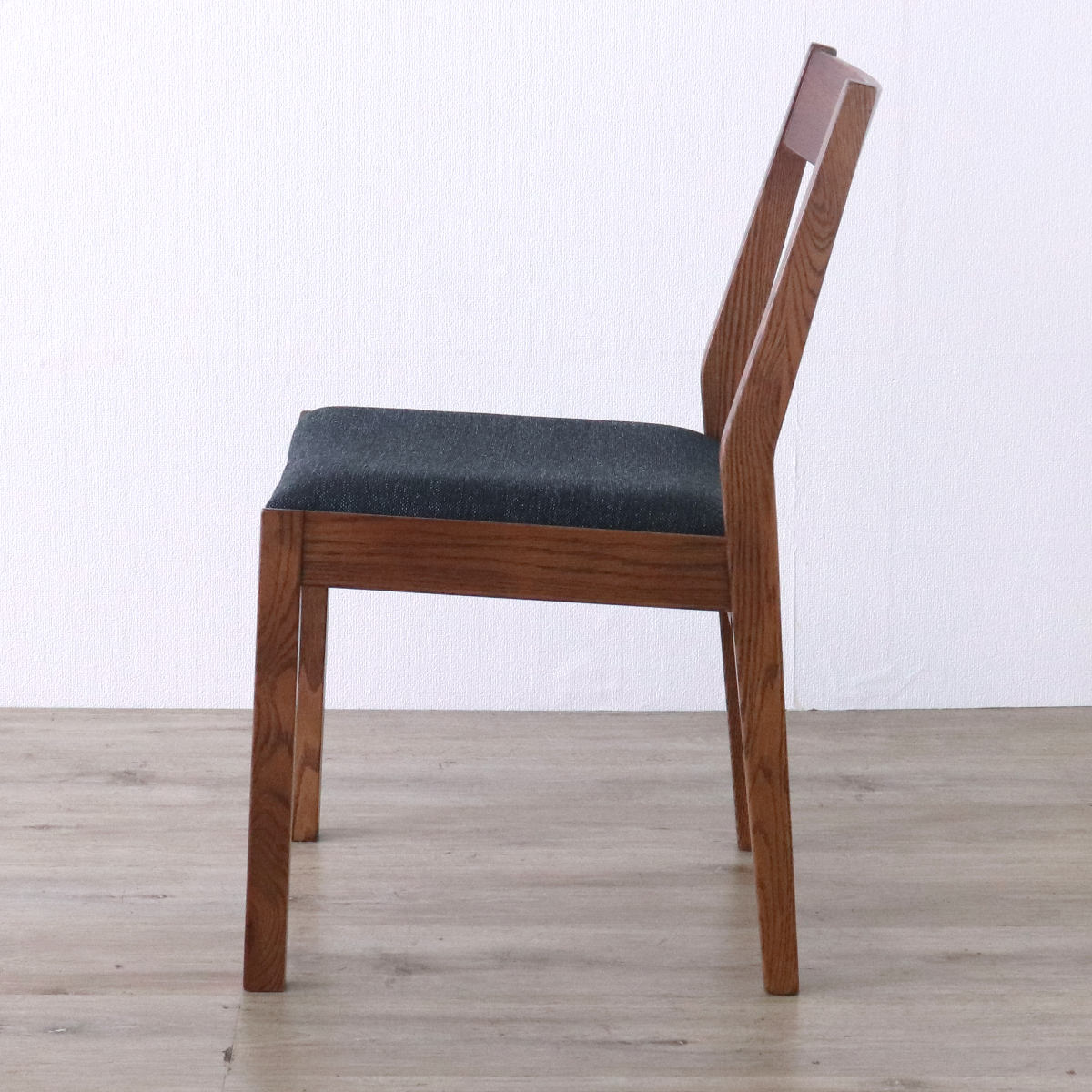 ダイニングチェア 同色2脚セット 座面高44cm デュエ2 ( オーク レッドオーク 無垢材 天然木 ナチュラル ブラウン ファブリック 布張り 木目 北欧 モダン シンプル ) 【ブラウン】 ブラウン