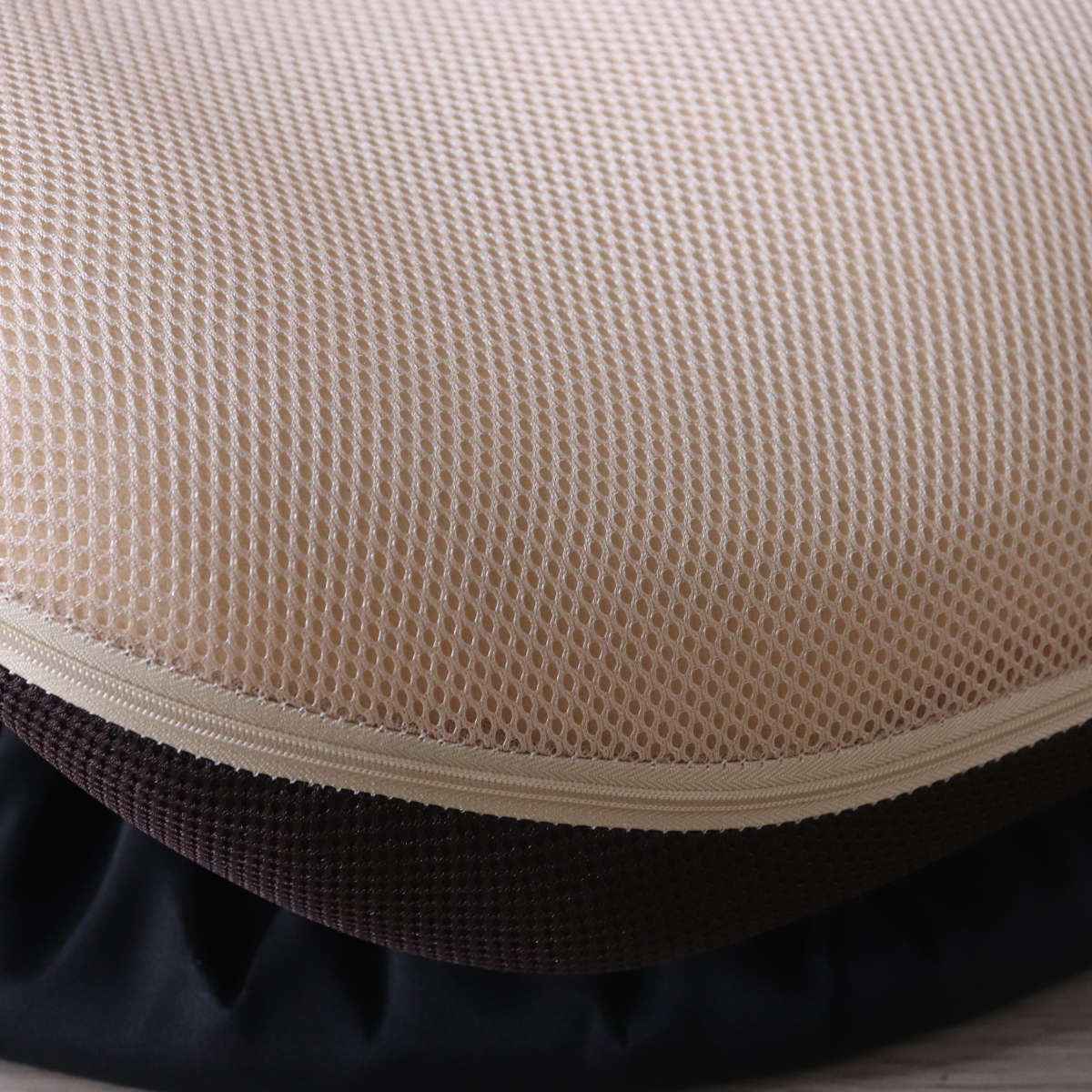 フロアチェア 回転 カム ローチェア 座椅子 ( 座いす 低い 1人掛け 椅子 チェア ソファ リクライニング 14段階 コンパクト ファブリック メッシュ 回転座椅子 ウレタン 背もたれ ) 【ベージュ】 ベージュ