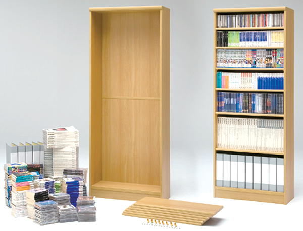 本棚 ブックシェルフ エースラック カラーラック 約幅45cm 高さ89cm ( オープンラック フリーラック ラック 収納棚 棚 カラーボックス 木製 書棚 大容量 シェルフ シンプル 収納ラック 多目的ラック ) 【ダークブラウン】 ダークブラウン