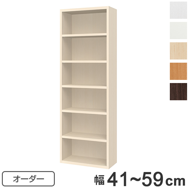 商品詳細【サイズ】約幅40.8〜58.8×奥行29.5×高さ178.5cm【内容量】1台【材質 】プリント紙化粧繊維板（ウレタン樹脂塗装）【カラー】ホワイトウッド、ホワイト、ライトナチュラル、ミディア